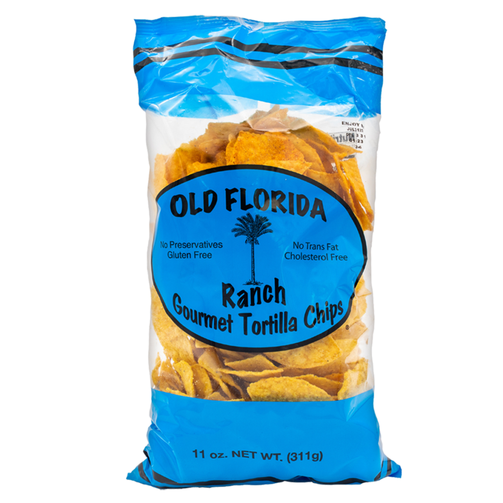 Ranch Tortilla Chips Old Florida Gourmet Products